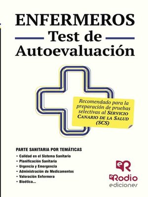 cover image of Enfermeros. Test de Autoevaluación. Servicio Canario de Salud